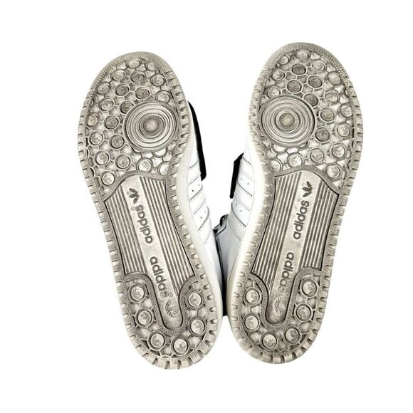 adidas Originals by Jeremy Scott JS LETTERS LEATHER Black White Size 10 - Picture 8 of 9